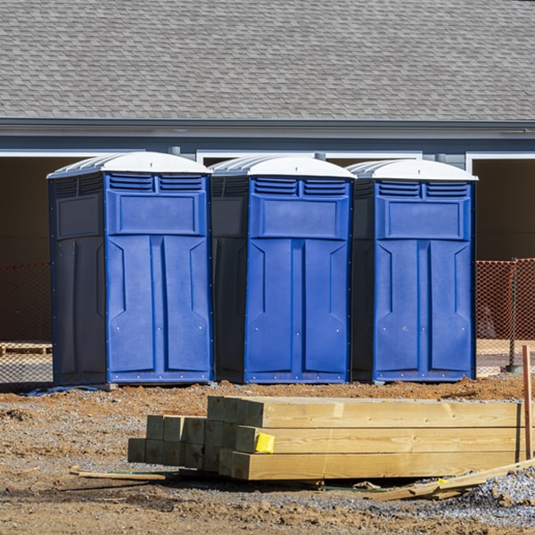 do you offer hand sanitizer dispensers inside the portable toilets in Ayr ND